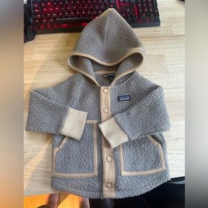 Patagonia 12-18 fleece button up